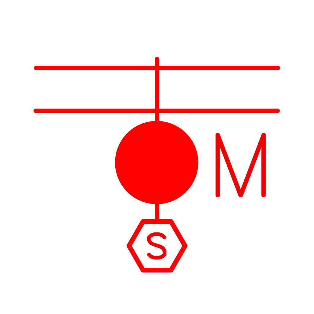 Smoke and fire damper control icon