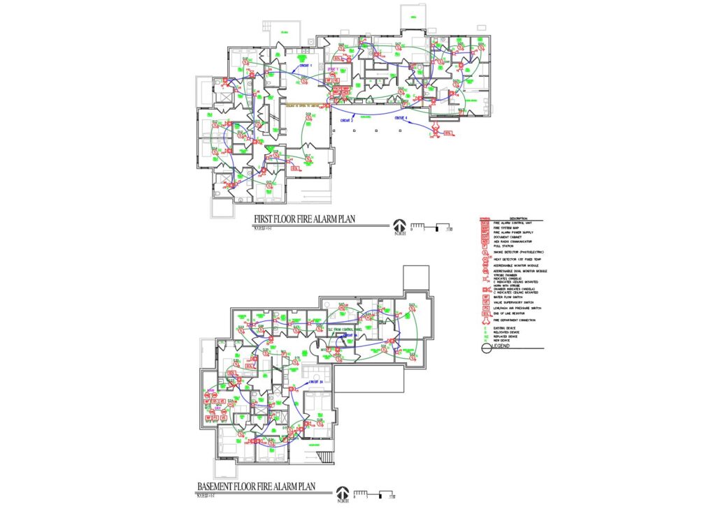 Fire alarm system design layout